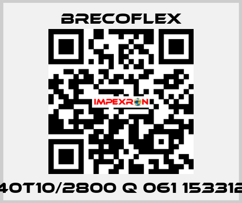 40T10/2800 Q 061 153312 Brecoflex