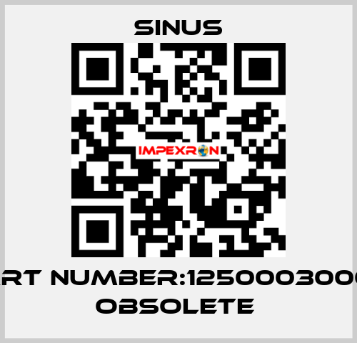 Part Number:1250003000A obsolete  Sinus