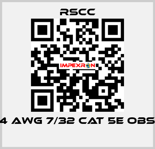 4PR 24 AWG 7/32 CAT 5E obsolete  RSCC