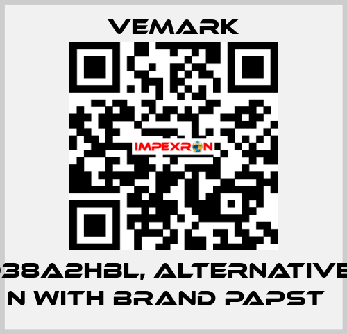 VM12038A2HBL, alternative 4656 N with brand Papst   Vemark