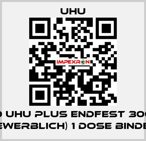 45660 UHU plus endfest 300 (NUR GEWERBLICH) 1 Dose Binder UHU