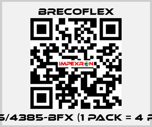 25T5/4385-BFX (1 Pack = 4 Pcs)  Brecoflex