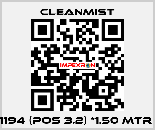 1194 (pos 3.2) *1,50 mtr  CleanMist