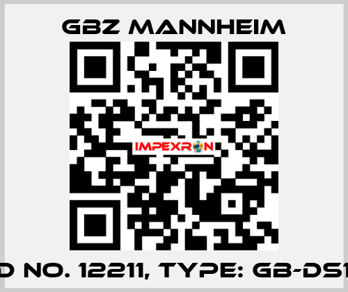 Id No. 12211, Type: GB-DS1  GBZ MANNHEIM