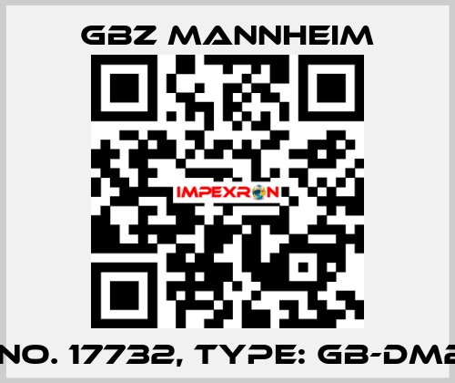 Id No. 17732, Type: GB-DM20  GBZ MANNHEIM