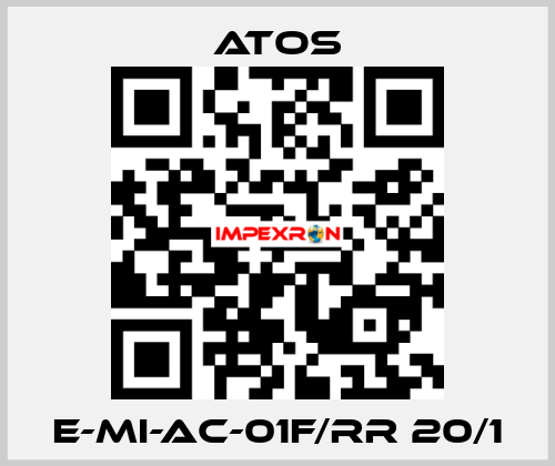 E-MI-AC-01F/RR 20/1 Atos