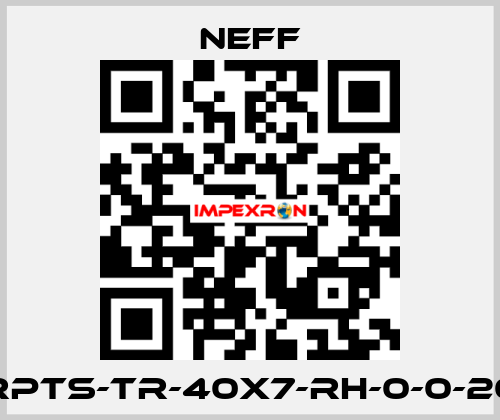 TGS-RPTS-Tr-40x7-RH-0-0-2000-0 Neff