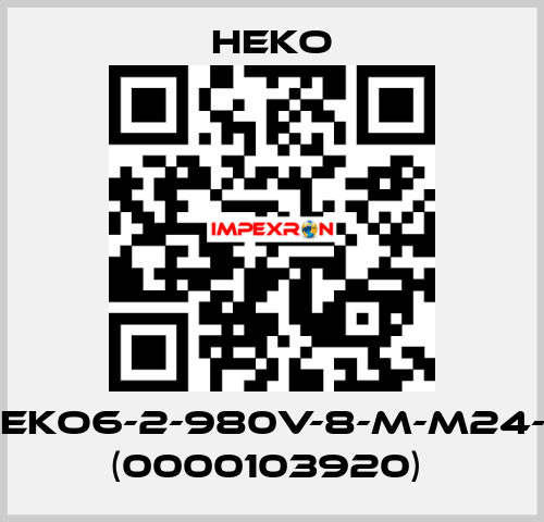 KB-105-TS-HEKO6-2-980V-8-M-M24-1DL-SPS1481 (0000103920)  HEKO