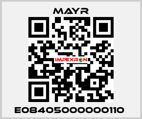 E08405000000110  Mayr