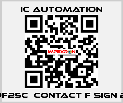 H19F25C  Contact F sign 2,5  ic automation