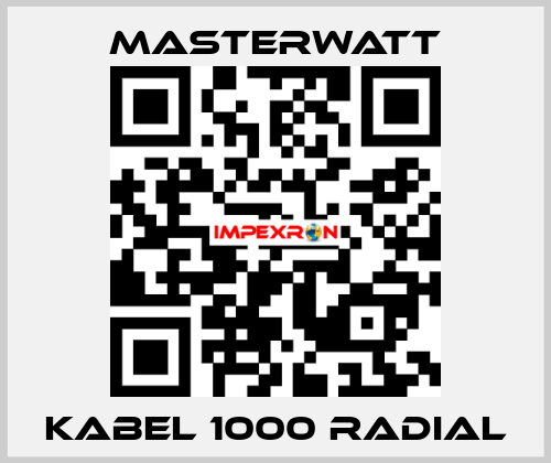 Kabel 1000 radial Masterwatt