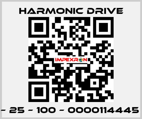 HFUS – 25 – 100 – 0000114445 - 002  Harmonic Drive