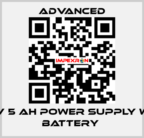 24 V 5 Ah Power Supply with Battery  Advanced