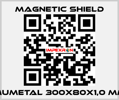 MuMETAL 300x80x1,0 mm Magnetic Shield