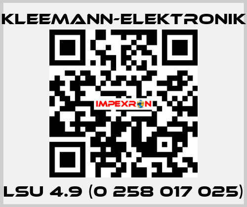 LSU 4.9 (0 258 017 025) Kleemann-Elektronik