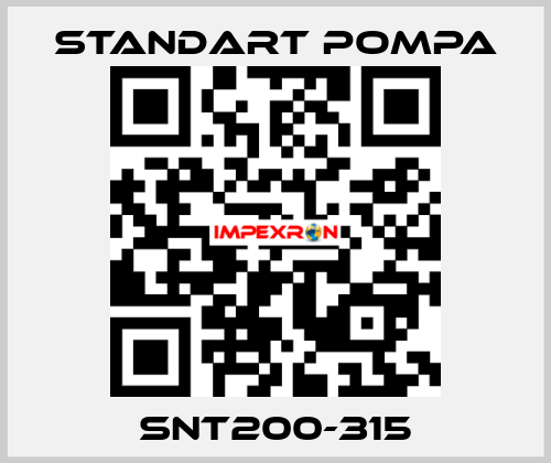 SNT200-315 STANDART POMPA