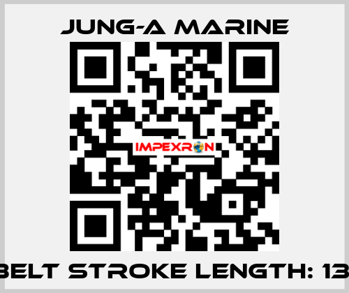 V-belt stroke length: 1300 JUNG-A MARINE