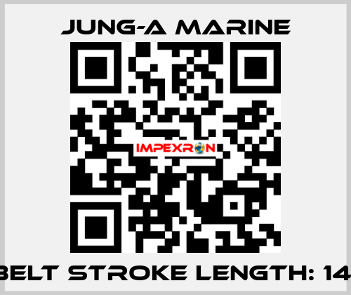 V-belt stroke length: 1400 JUNG-A MARINE