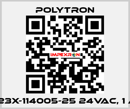 TS1-23X-114005-25 24VAC, 1 Amp Polytron