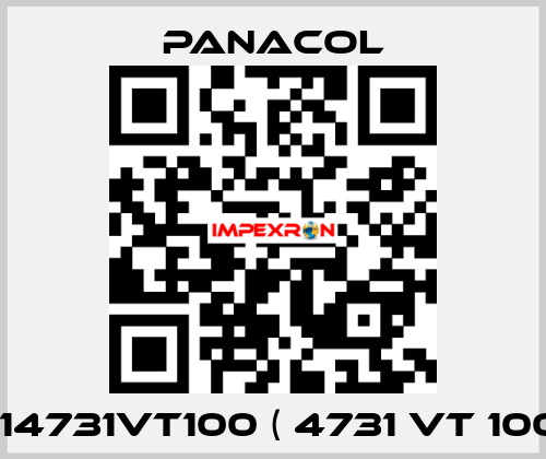 07114731VT100 ( 4731 VT 100g ) Panacol