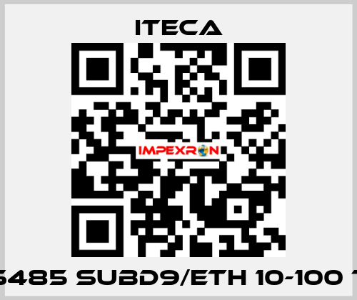 RS485 SUBD9/ETH 10-100 TX iteca