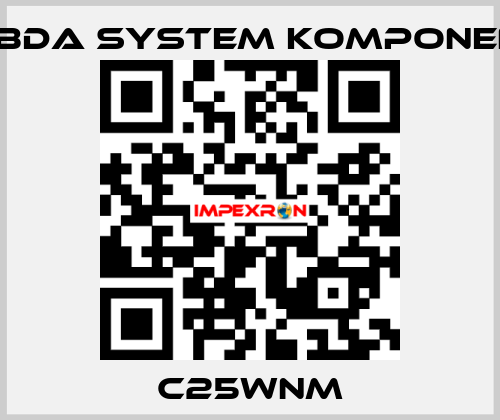 C25WNM LAMBDA SYSTEM KOMPONENTEN