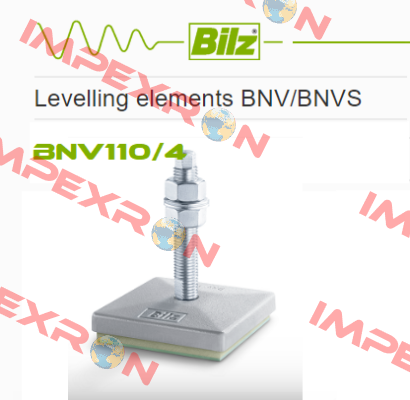 P/N: 08-0004, Type: BNV110/4# Bilz Vibration Technology