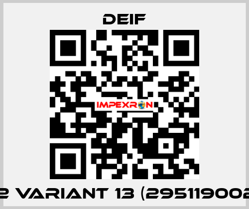 XL192 Variant 13 (2951190020 13) Deif