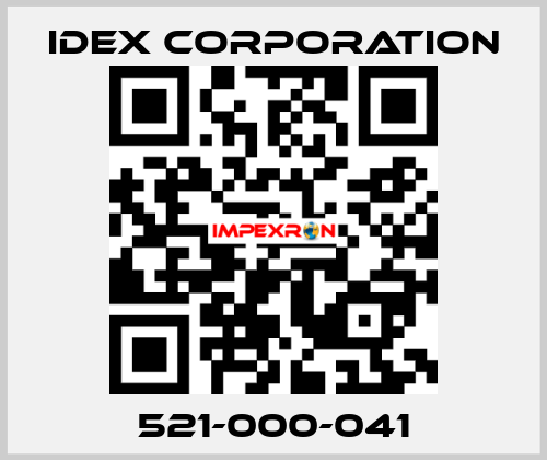 521-000-041 IDEX Corporation