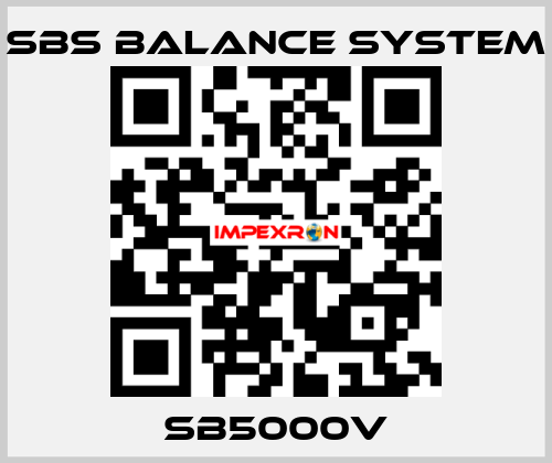 SB5000V SBS BALANCE SYSTEM