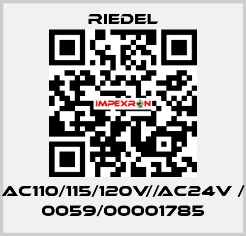 AC110/115/120V//AC24V / 0059/00001785 Riedel