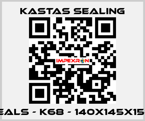 Seals - K68 - 140X145X15-2 Kastas Sealing