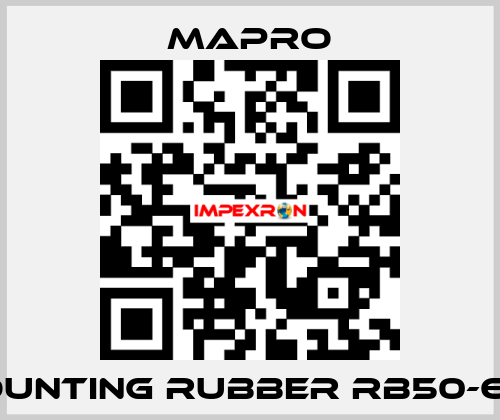 Mounting rubber RB50-620 Mapro