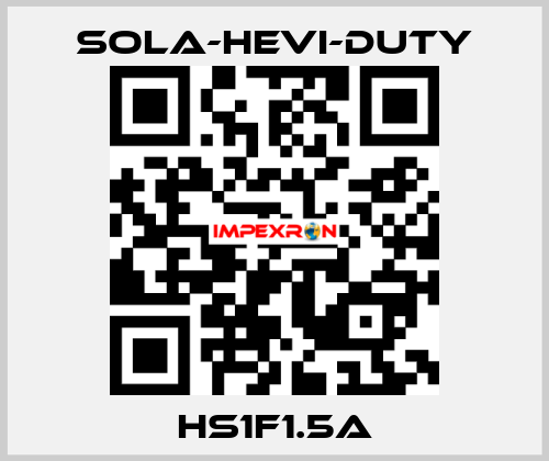 HS1F1.5A Sola-Hevi-Duty