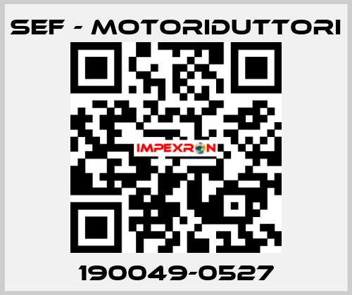 190049-0527 SEF - MOTORIDUTTORI