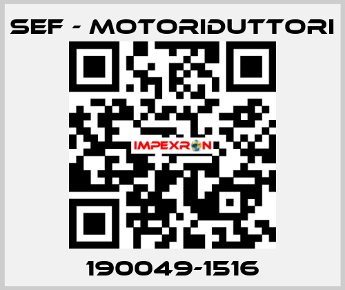 190049-1516 SEF - MOTORIDUTTORI