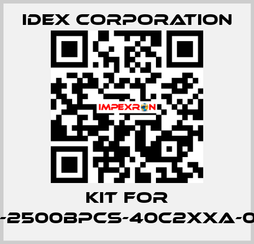 Kit for VFP-2500BPCS-40c2xxa-0092 IDEX Corporation