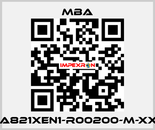 MBA821XEN1-R00200-M-XXXX MBA