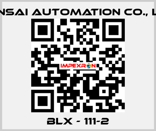 BLX - 111-2 KANSAI Automation Co., Ltd.