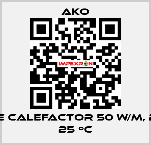 Cable calefactor 50 W/m, 230 V, 25 ºC AKO