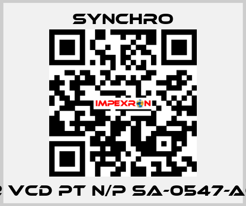 FM 12 VCD PT N/P SA-0547-A0-012 SYNCHRO