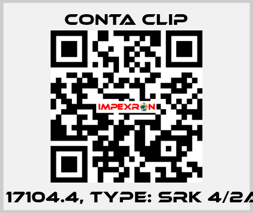 P/N: 17104.4, Type: SRK 4/2A BK Conta Clip