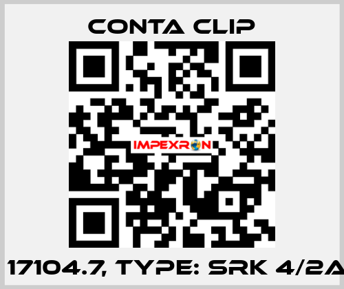 P/N: 17104.7, Type: SRK 4/2A WH Conta Clip