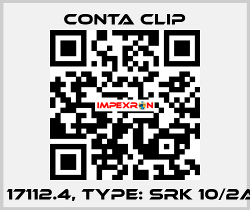 P/N: 17112.4, Type: SRK 10/2A BK Conta Clip