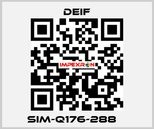  	  SIM-Q176-288В АС Deif