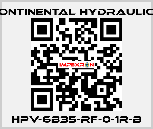 HPV-6B35-RF-0-1R-B Continental Hydraulics