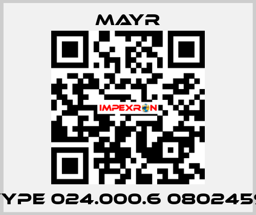 Type 024.000.6 0802459 Mayr