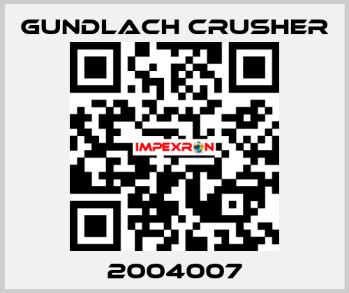 2004007 Gundlach Crusher