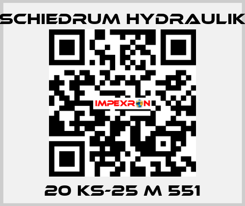 20 KS-25 M 551 SCHIEDRUM HYDRAULIK