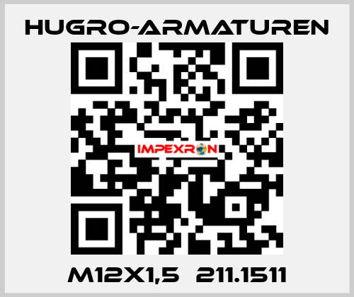 M12x1,5  211.1511 Hugro-Armaturen